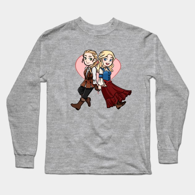 Always Know Each Other (Robin & Alice ver.) Long Sleeve T-Shirt by artsy_alice